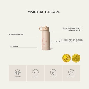 Z1067 - Mini Water Bottle 250ml - Flowers - Extra 87